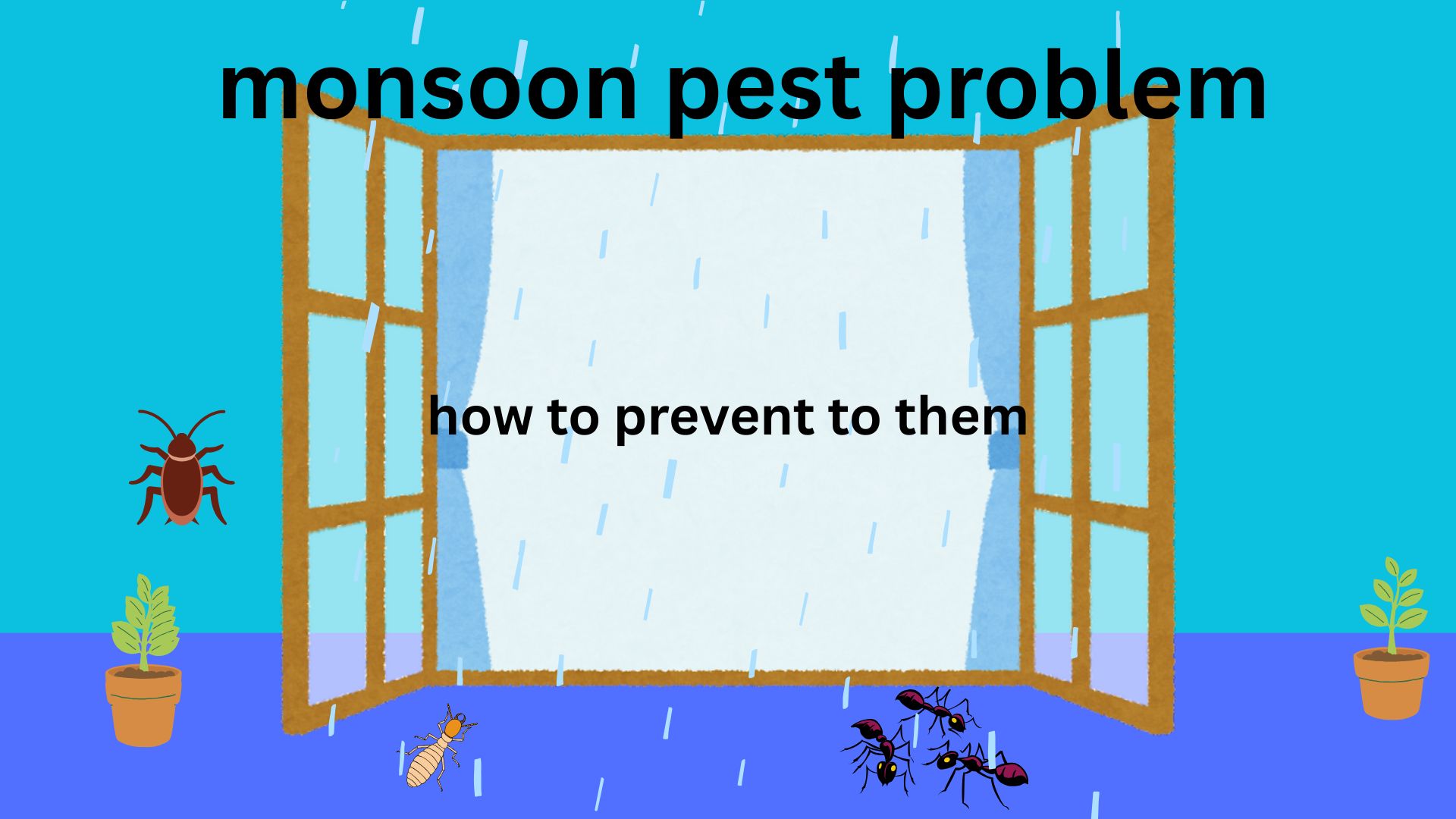 monsoon pest problem