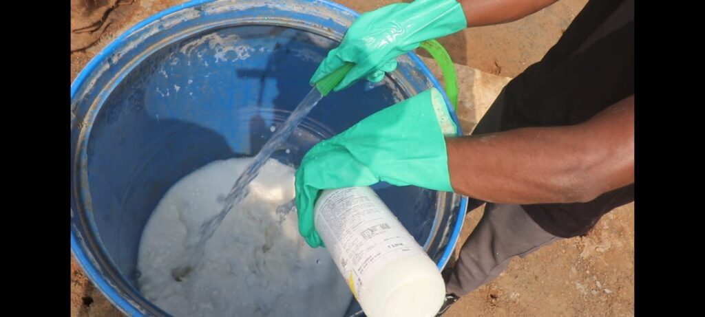 anti termite chemical mix